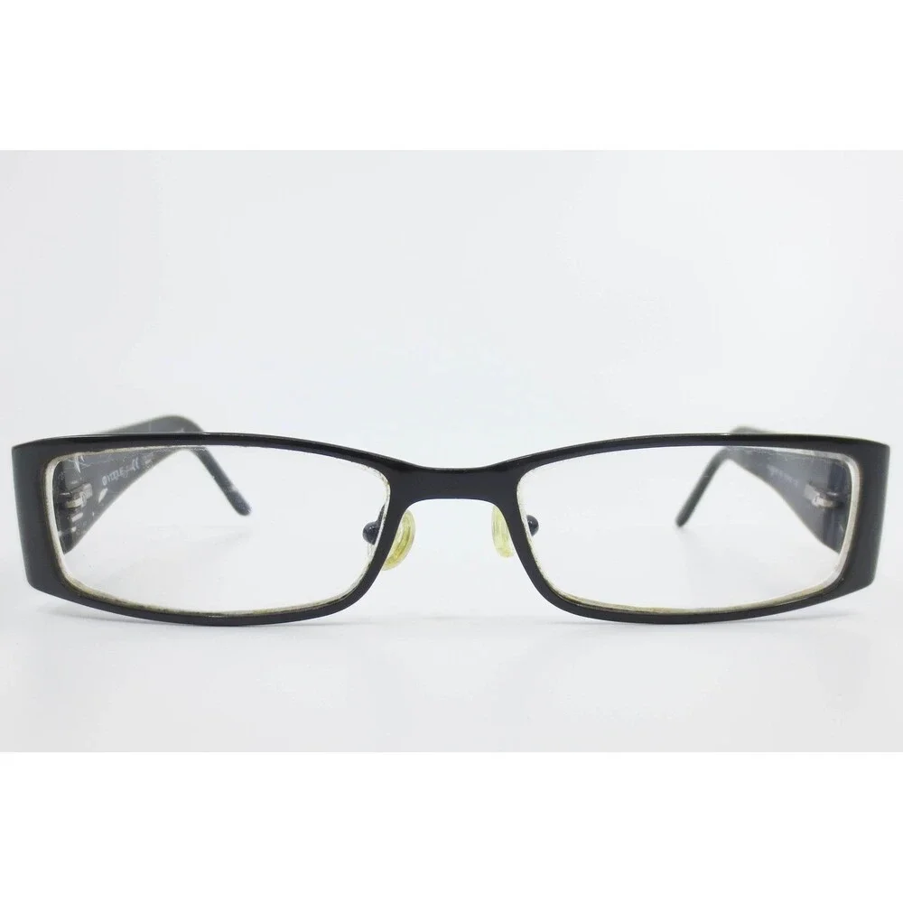Vogue VO 3660-B 352 Black Patterned Rhinestone Rectangle Eyeglass Frames